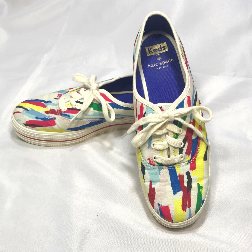 Kate Spade X Keds Brushstroke Sneakers - Picture 2 of 7